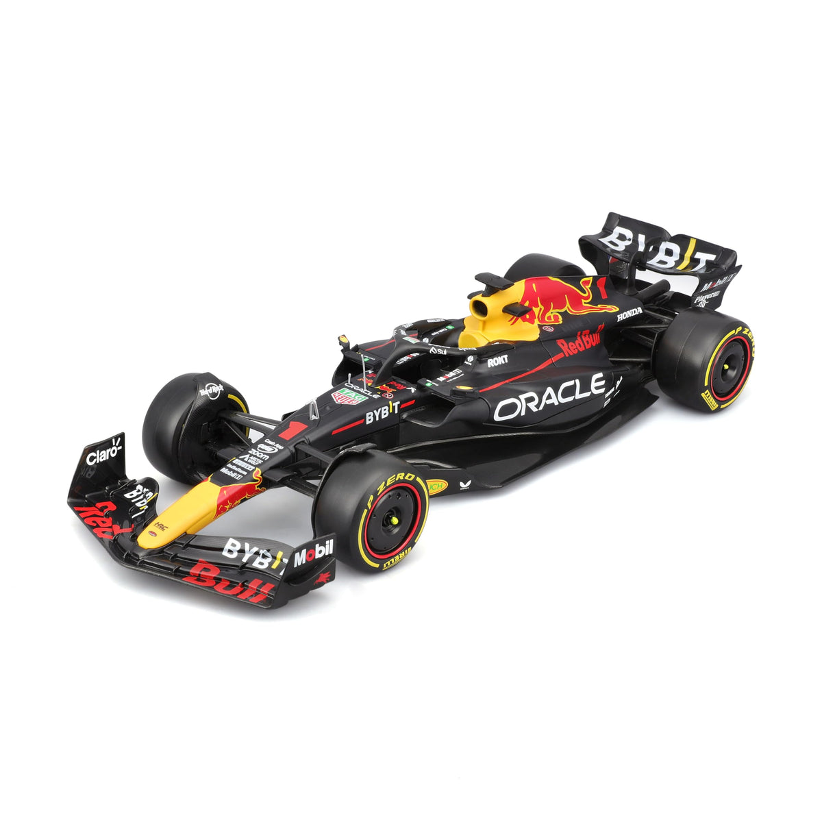 BBURAGO 1:24 RB19 die-cast front view with authentic detailing for display