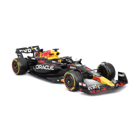 BBURAGO 1:24 RB19 die-cast side view highlighting precise scale for shelf display