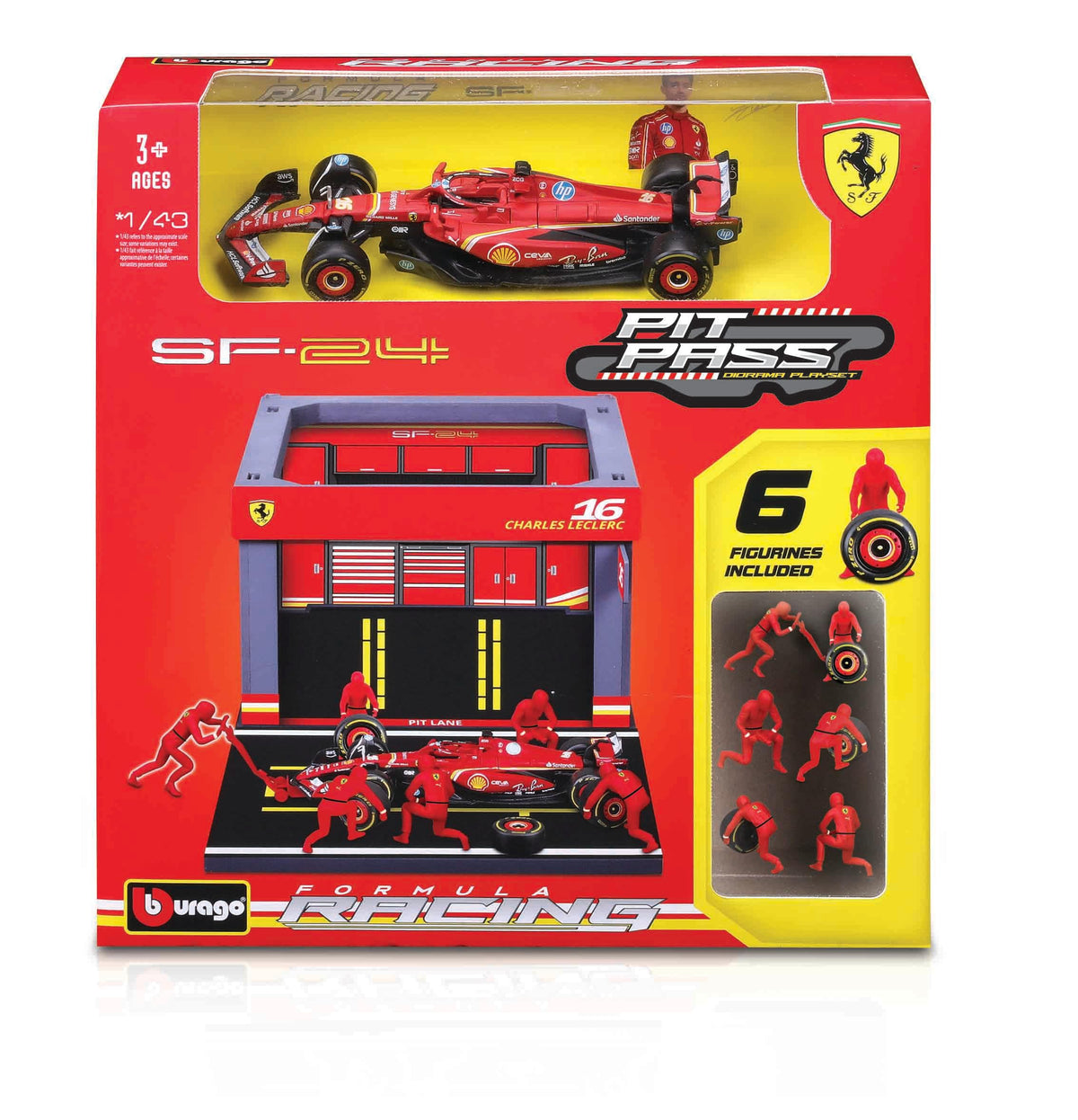 BBurago SF-24 side view with authentic detailing for collectors
