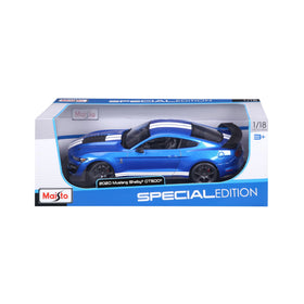 bburago maisto 1-18 mustang gt500 full-function steering with four-wheel suspension