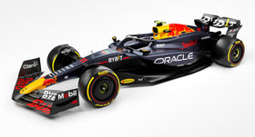 BBurago Red Bull RB20 1/43 cockpit-detail close-up.