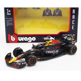 BBurago Red Bull RB20 1/43 side-view model with authentic detailing.