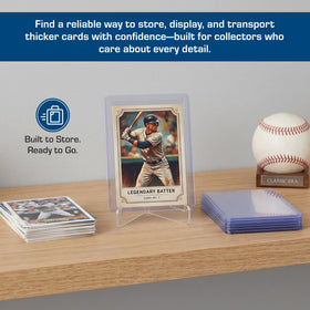 BCW 59PT thick top loader suitable for sports cards and memorabilia.