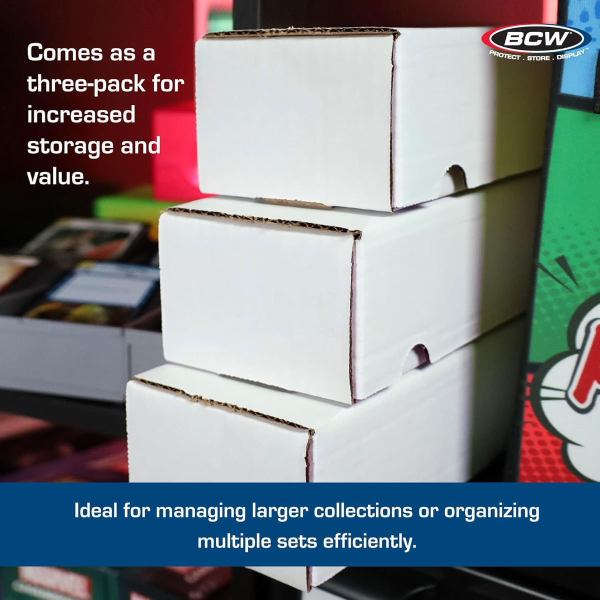 Compact space-saving design of BCW 800ct for shelves