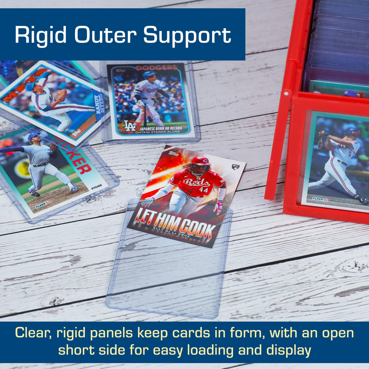 Acid-free crystal-clear sleeves keep photocard cards pristine.