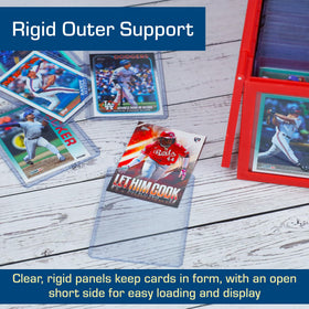 Acid-free crystal-clear sleeves keep photocard cards pristine.
