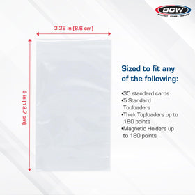 BCW acid-free polypropylene offers archival clarity and long-term protection