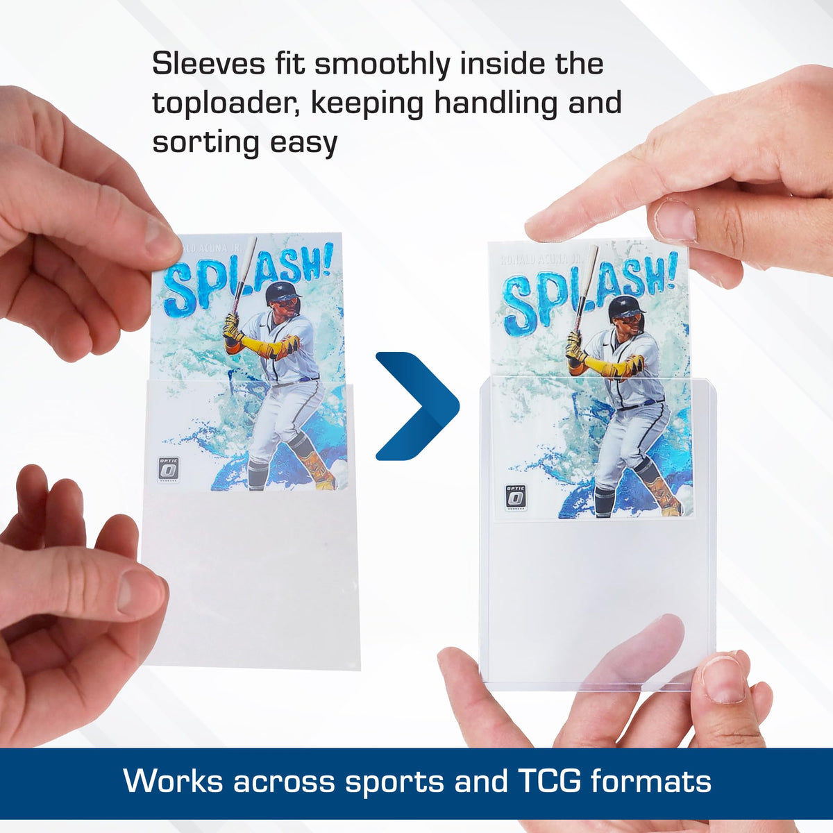 All-in-one BCW protection set includes sleeves and top loaders.