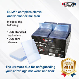 BCW archival penny sleeves protect faces with acid-free clarity