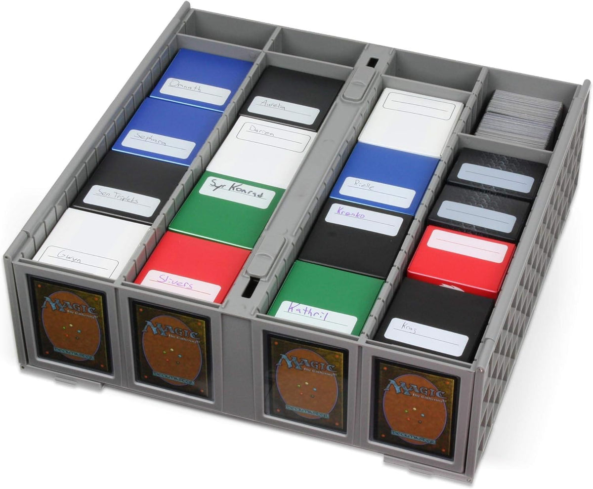 BCW Card Bin gray two-pack storage solution for collectors