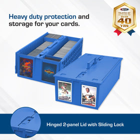 BCW 1600-card capacity for organized trading card storage.