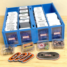 BCW bin shown in use for sports and trading cards.