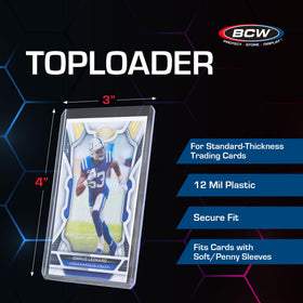 BCW combo pack includes sleeves and toploaders for organized storage