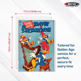 BCW archival acid-free board ensures long-term preservation of comics.