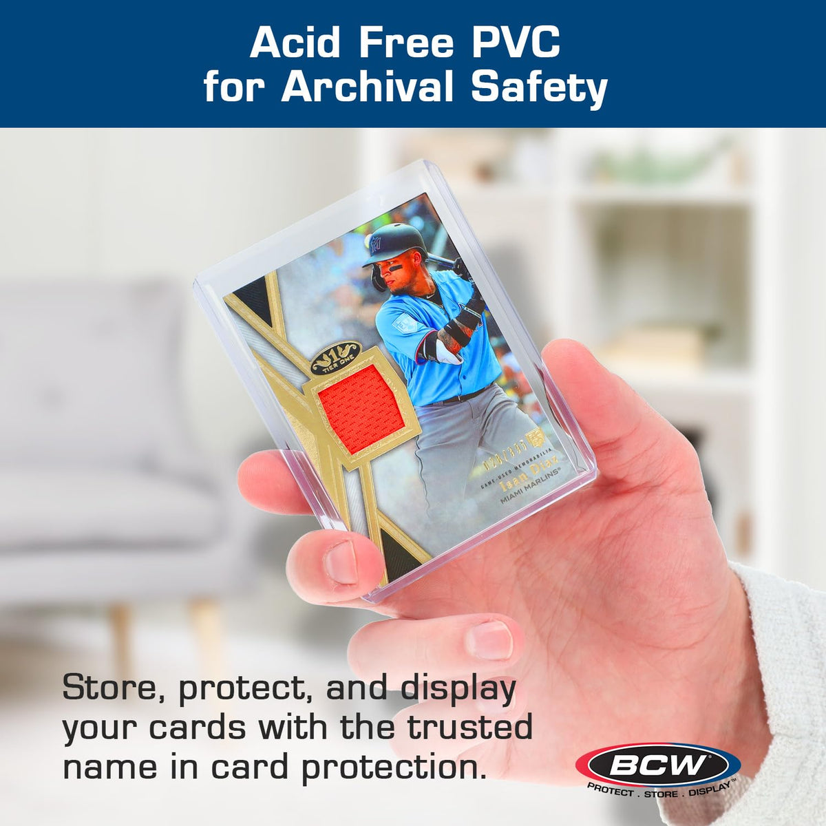 BCW memorabilia card top-load in bulk pack saves storage and organization.