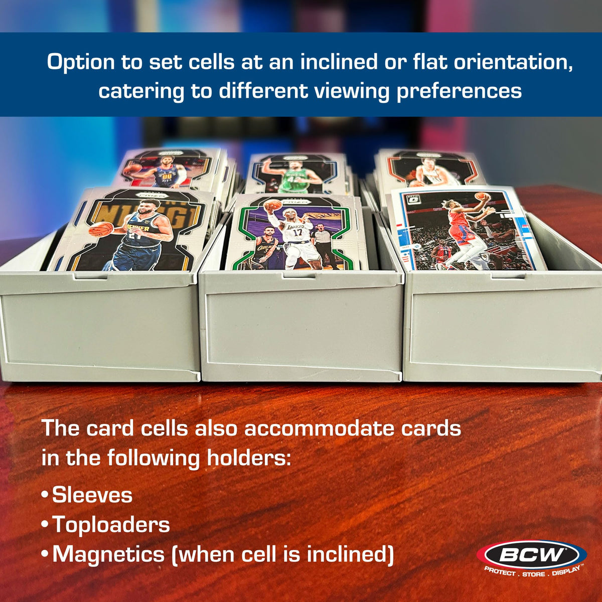 BCW Modular Card Sorting Tray 2ct collectors-case keeps cards organized during trades and displays