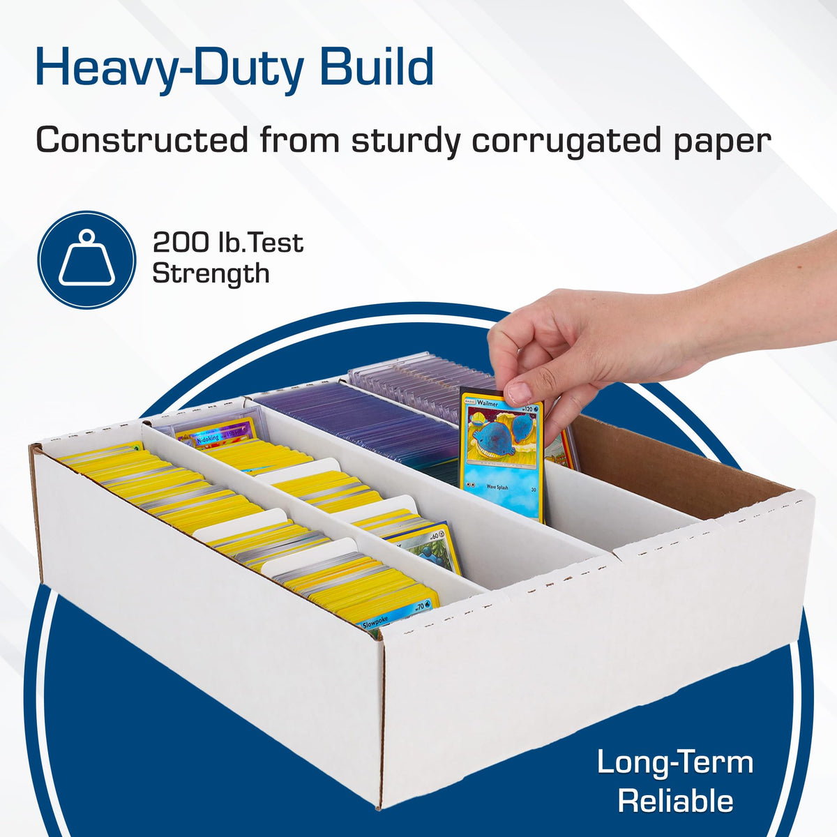 BCW Monster Box durable construction using 200 lb corrugated paper.
