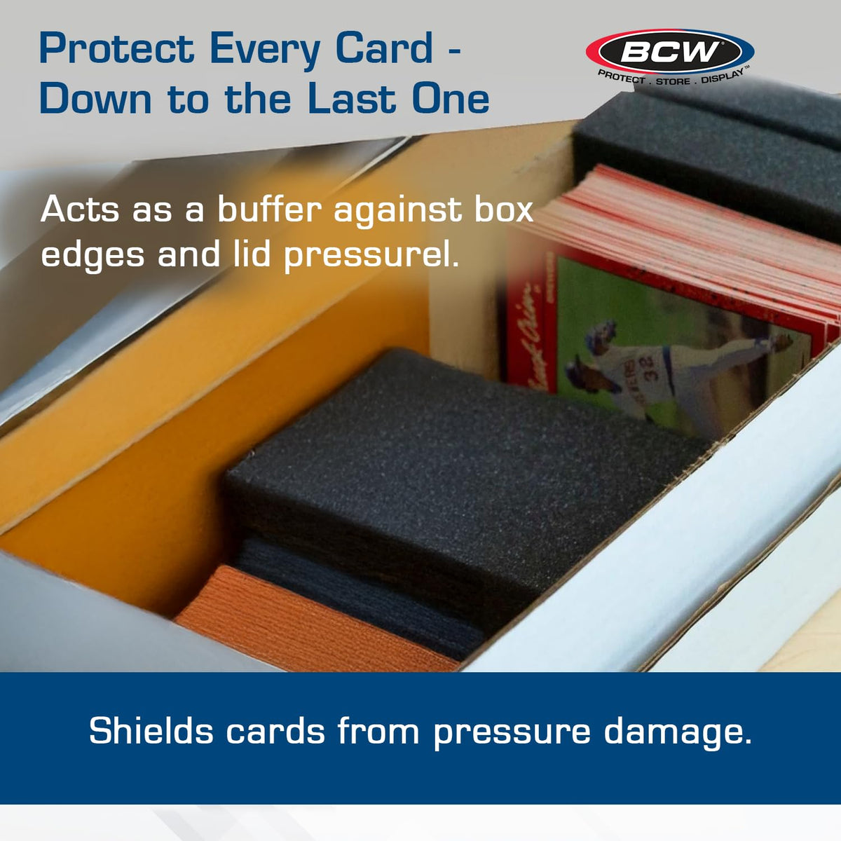 BCW Monster Pad ideal for sports cards, TCGs, and collectibles storage