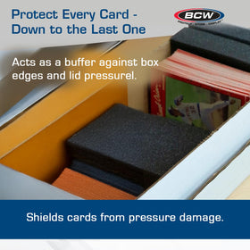 BCW Monster Pad ideal for sports cards, TCGs, and collectibles storage