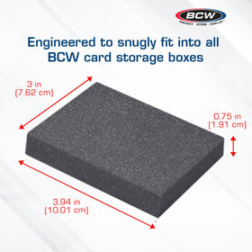 BCW Monster Pad universal fit adapts to standard card boxes and cases
