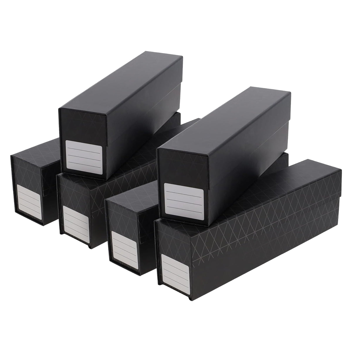 BCW QuickFold magnetic-closure box securely enclosing magnetics and toploaders.