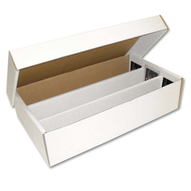 BCW Super Shoe Storage Box exterior view shows sturdy build and high capacity for organized collection storage.