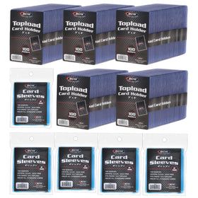 BCW toploader clear 2.5x3.5 protector guards cards from bending