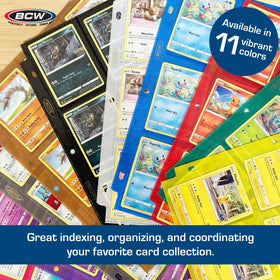 BCW pages are versatile for trading, gaming, and sports cards