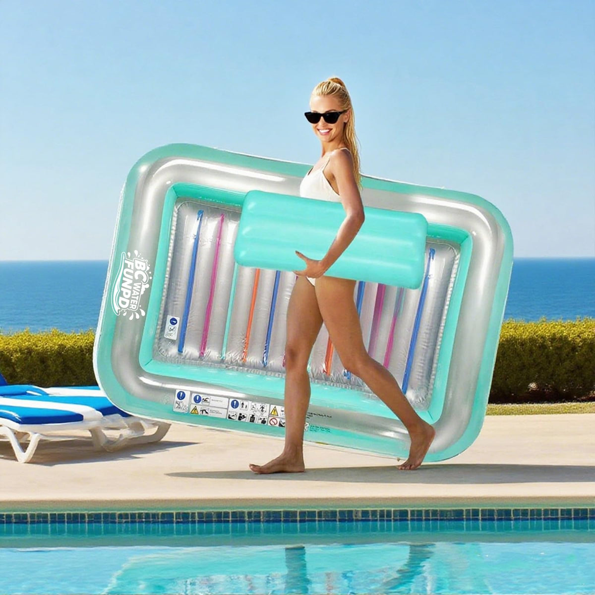 BCWATERFUNPD travel-friendly design packs flat for easy storage and trips.