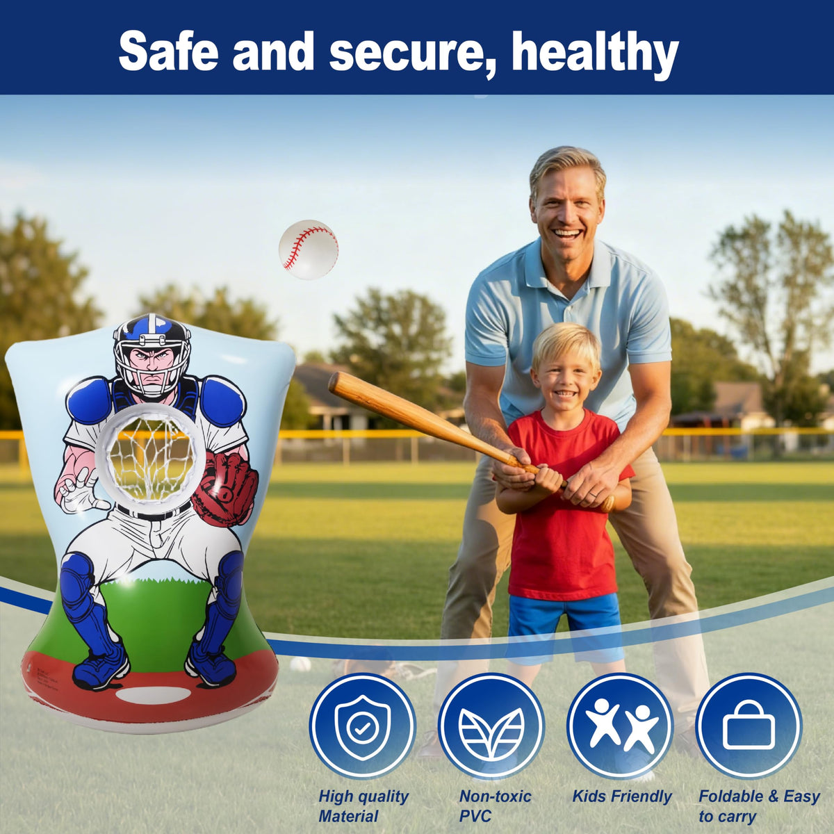 BCWATERFUNPD weighted base provides stability during energetic pitching.