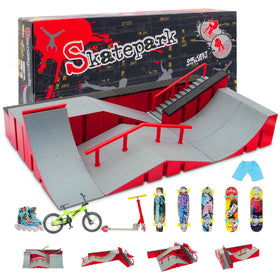 BCY hohipi finger skatepark 9in1 assembly for imaginative play and coordination