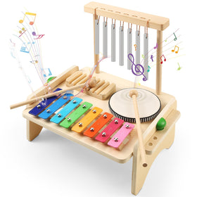 BCY hohipi Kids Drum Set xylophone for playful rhythm exploration and sensory development