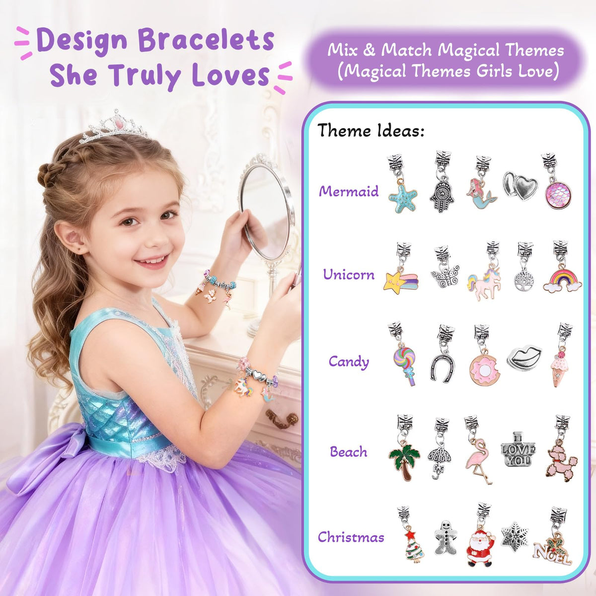 BDBKYWY unicorn-mermaid toy playset sparks imaginative pretend play for kids