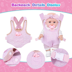 BDDOLL baby bottles and nipple set for realistic feeding play