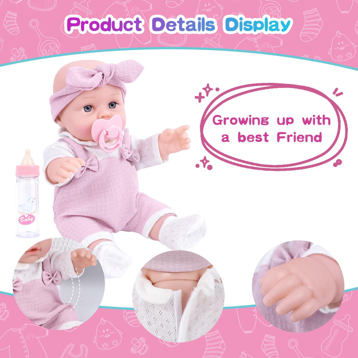 BDDOLL doll carrier for easy on-the-go pretend play