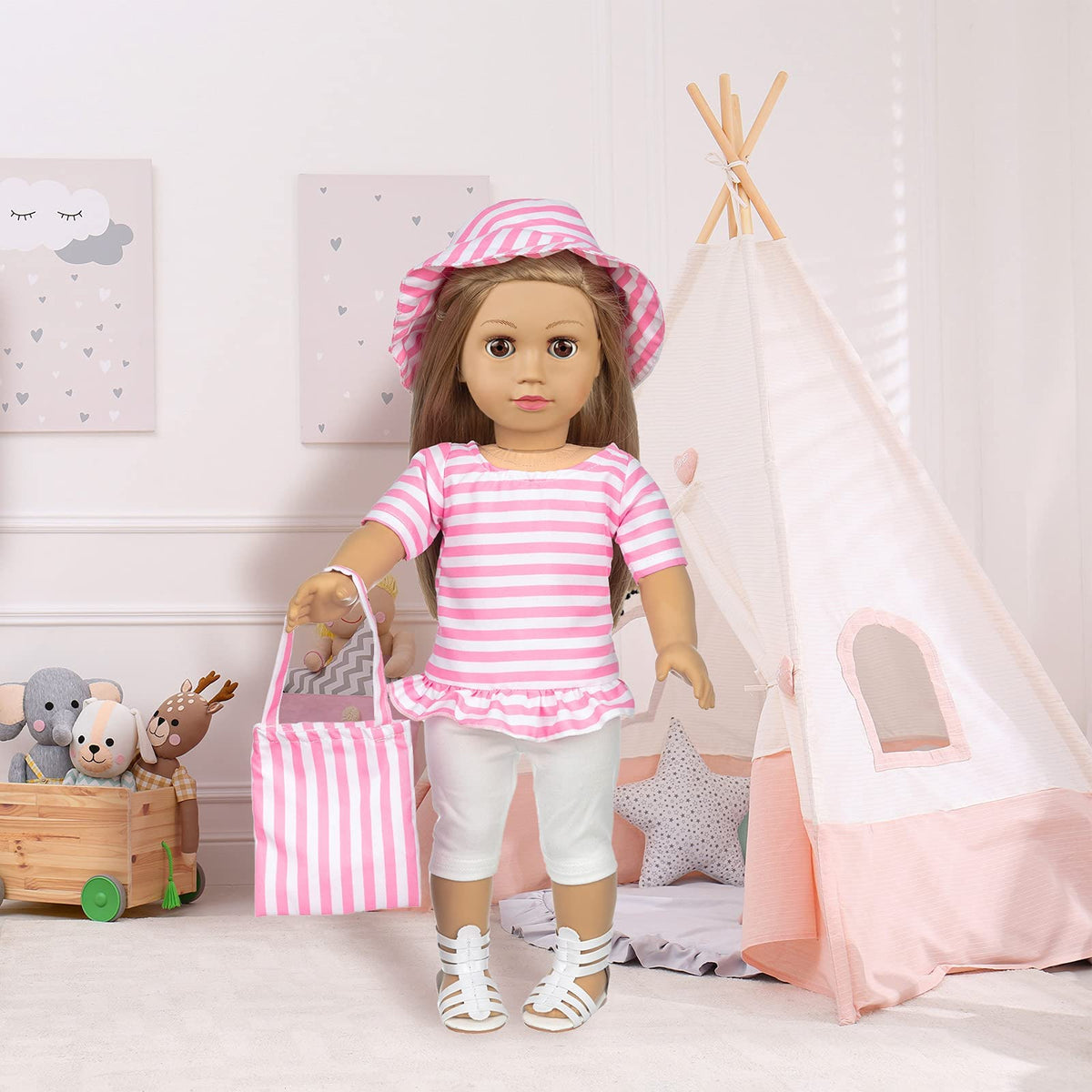 Safe materials for kids’ doll fashion that’s gentle to small hands.