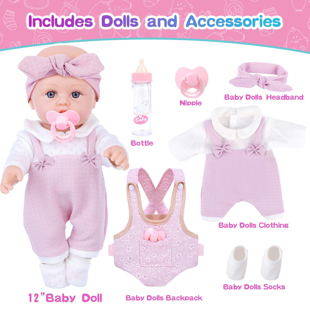 BDDOLL doll clothes and accessories for quick dress-up fun