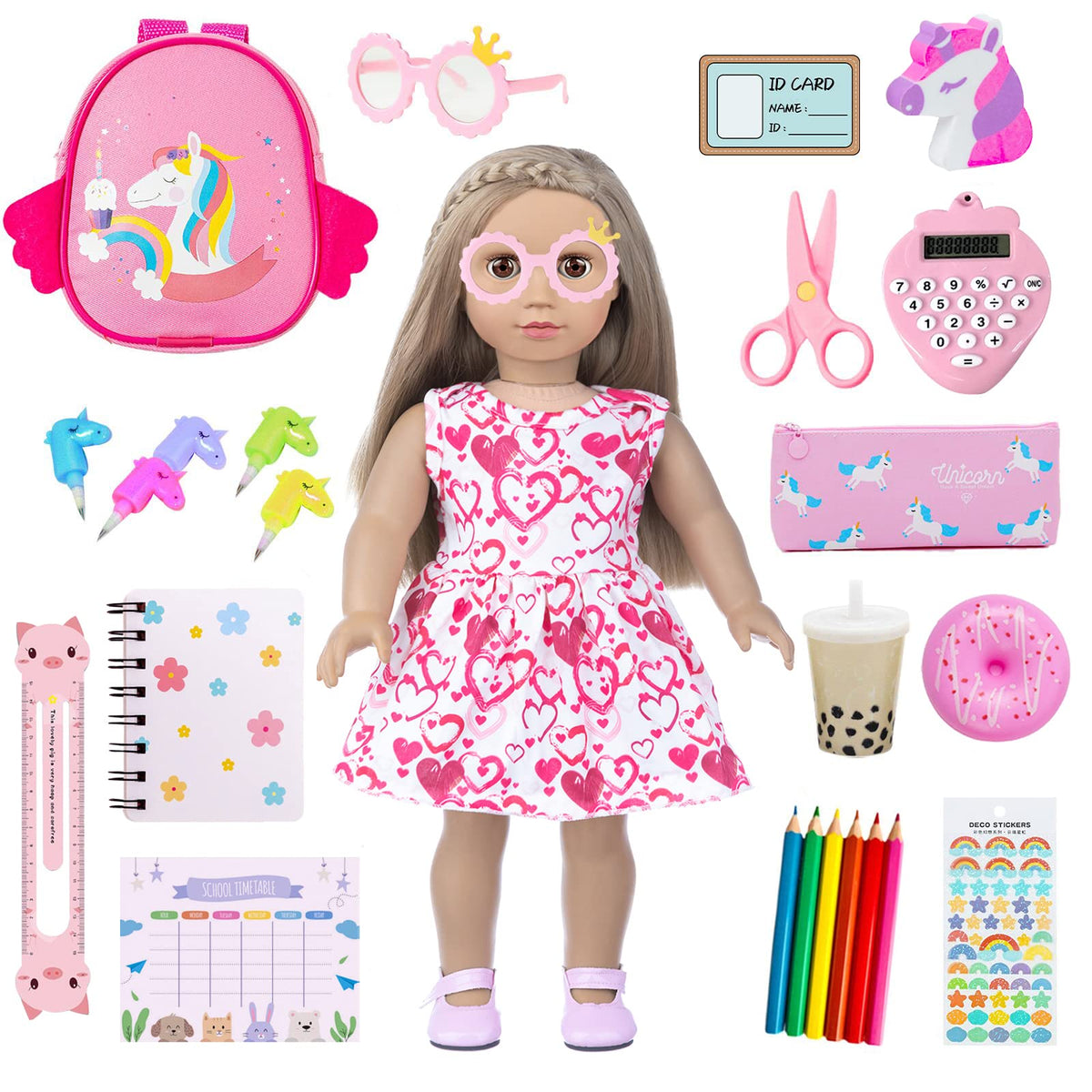 BDDOLL 18-inch doll clothes set for stylish play and storytelling
