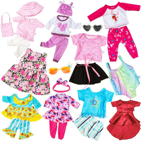 BDDOLL outfit set with matching hair clips for coordinated looks.