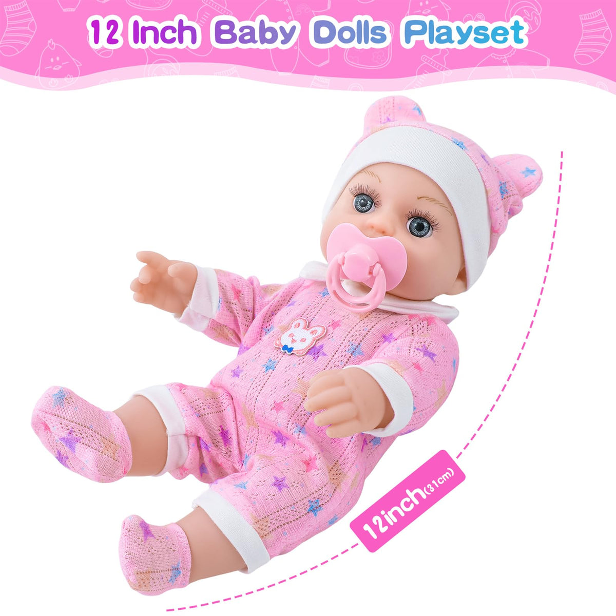 BDDOLL mini backpack opened with accessories to organize playtime essentials.