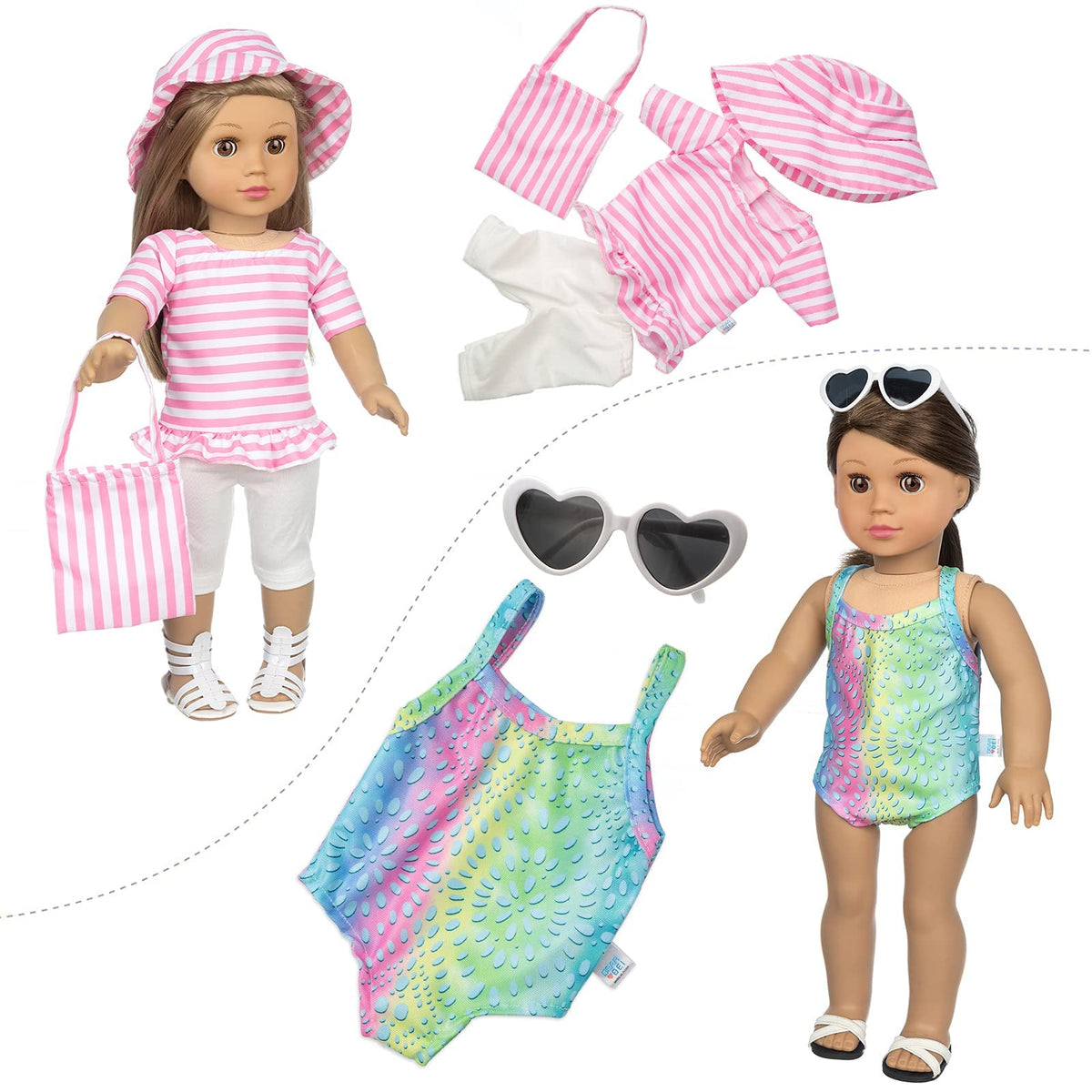 BDDOLL compatible with Our Generation and other 18-inch dolls.