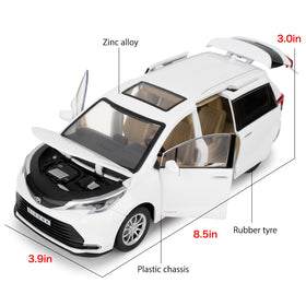 BDTCTK Sienna MPV with open doors showing detailed interior design