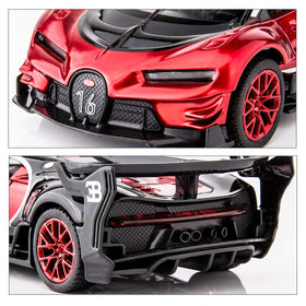 BDTCTK Bugatti Vision GT 1/32 pull back action for dynamic play sessions.