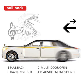 BDTCTK Rolls-Royce Phantom 1/32 model with double doors for realistic access.