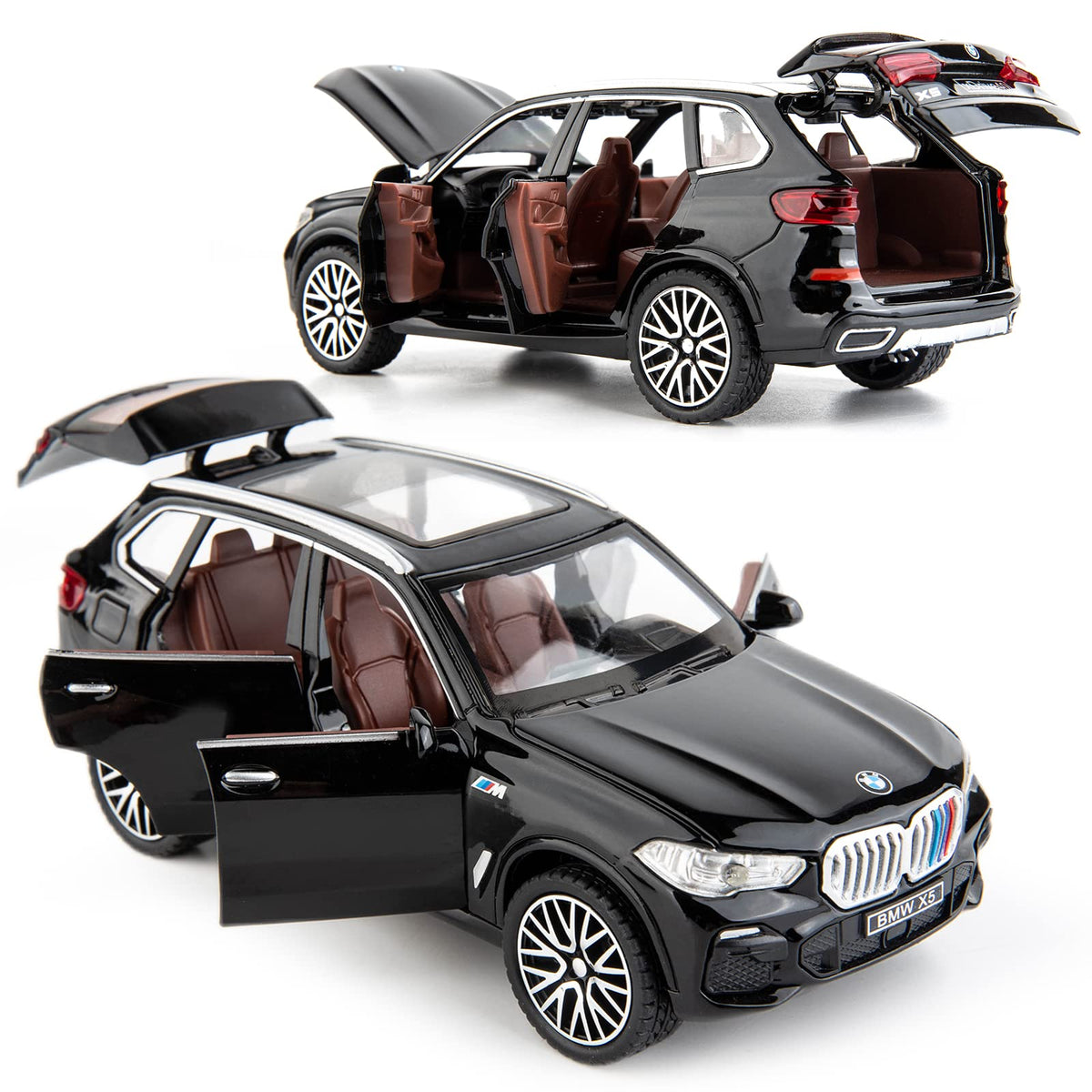 BDTCTK X5 SUV open doors, hood, and tailgate feature.