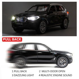 BDTCTK X5 SUV with sound and LED lights for immersive play.