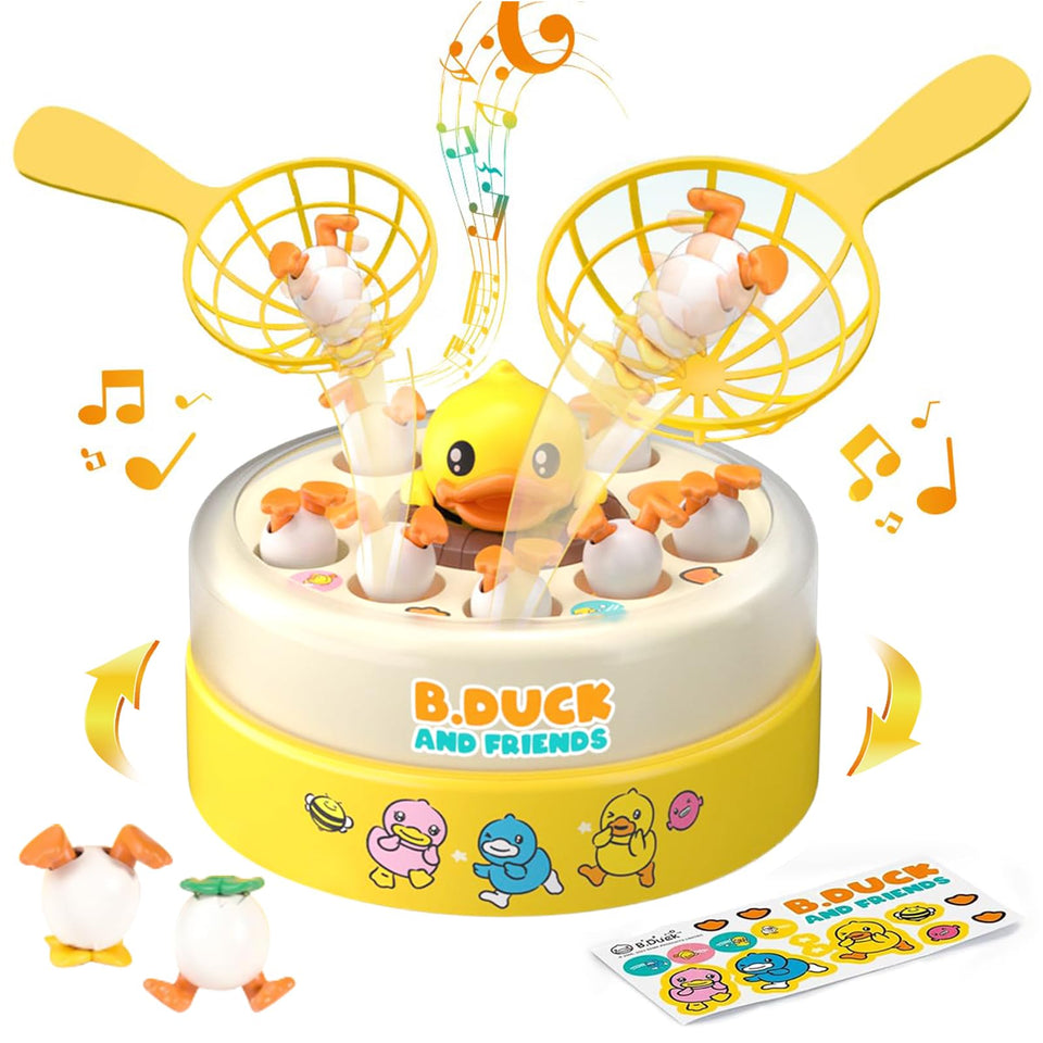 BDUCK+ Jumping Ducks board game with rotating ducks for lively family play