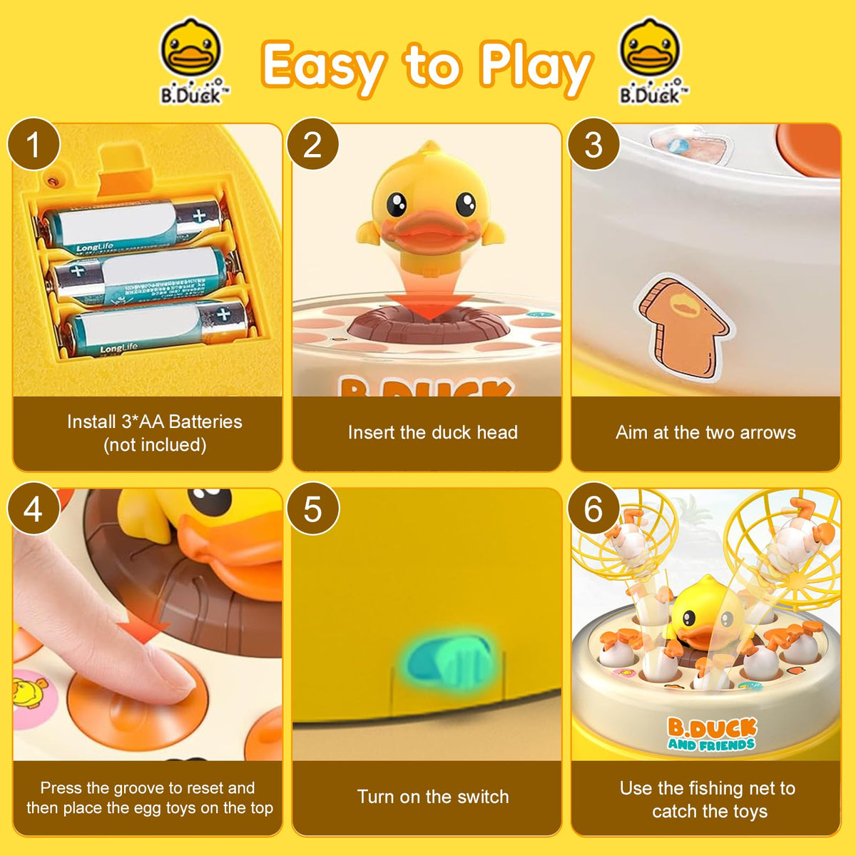 BDUCK+ rotating game board maintains focus and fun