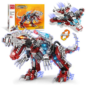 BDXEJV STEM 2-in-1 dino-mech promotes imaginative play and fine motor skills