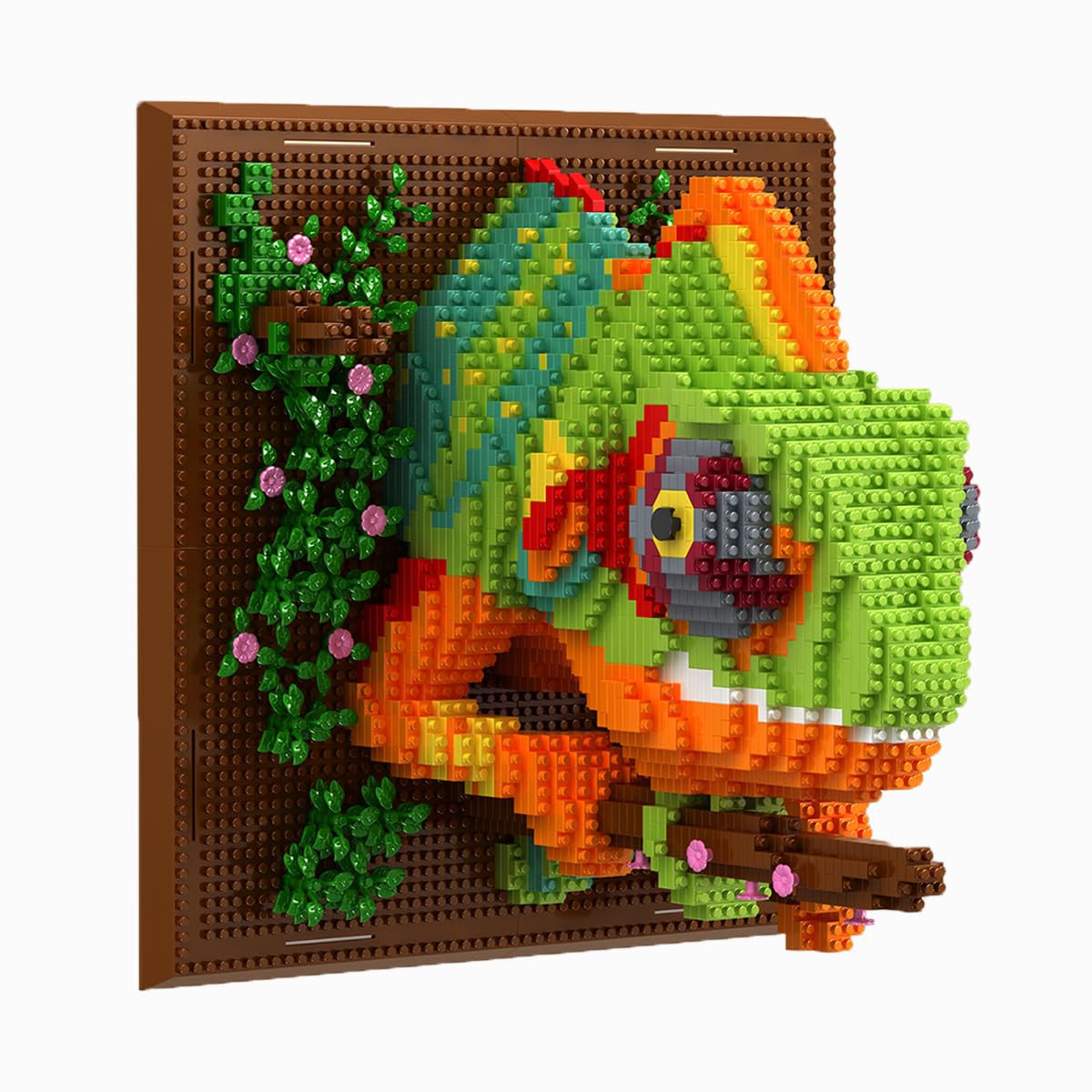 BDYDT wall art chameleon assembly: hands-on creativity and concentration.